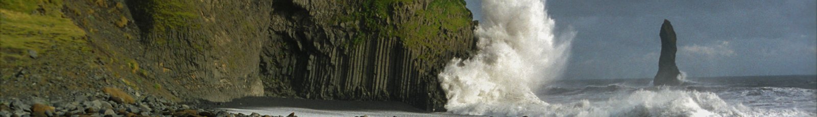 Basalt columns at Reynisfjara beach