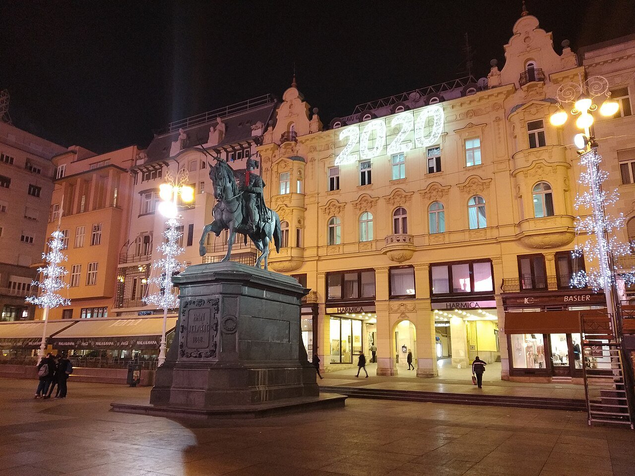 Advent auf dem Ban-Jelačić-Platz in Zagreb