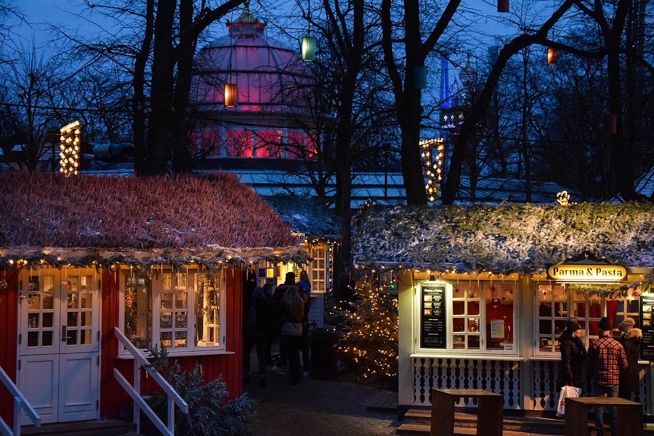 Weihnachtsmarkt im Tivoli in Kopenhagen