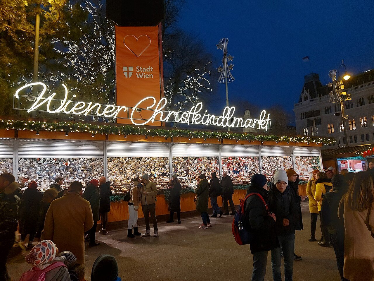 Christkindlmarkt am Wiener Rathausplatz